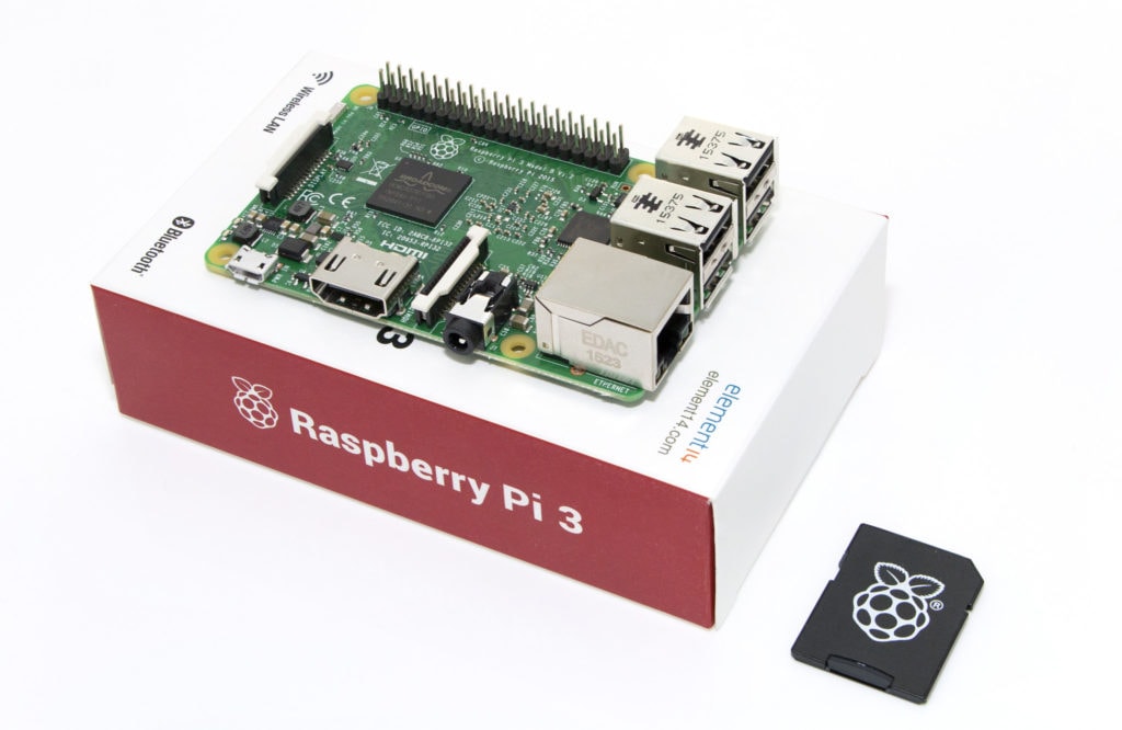 Raspberry Pi 3b with box
