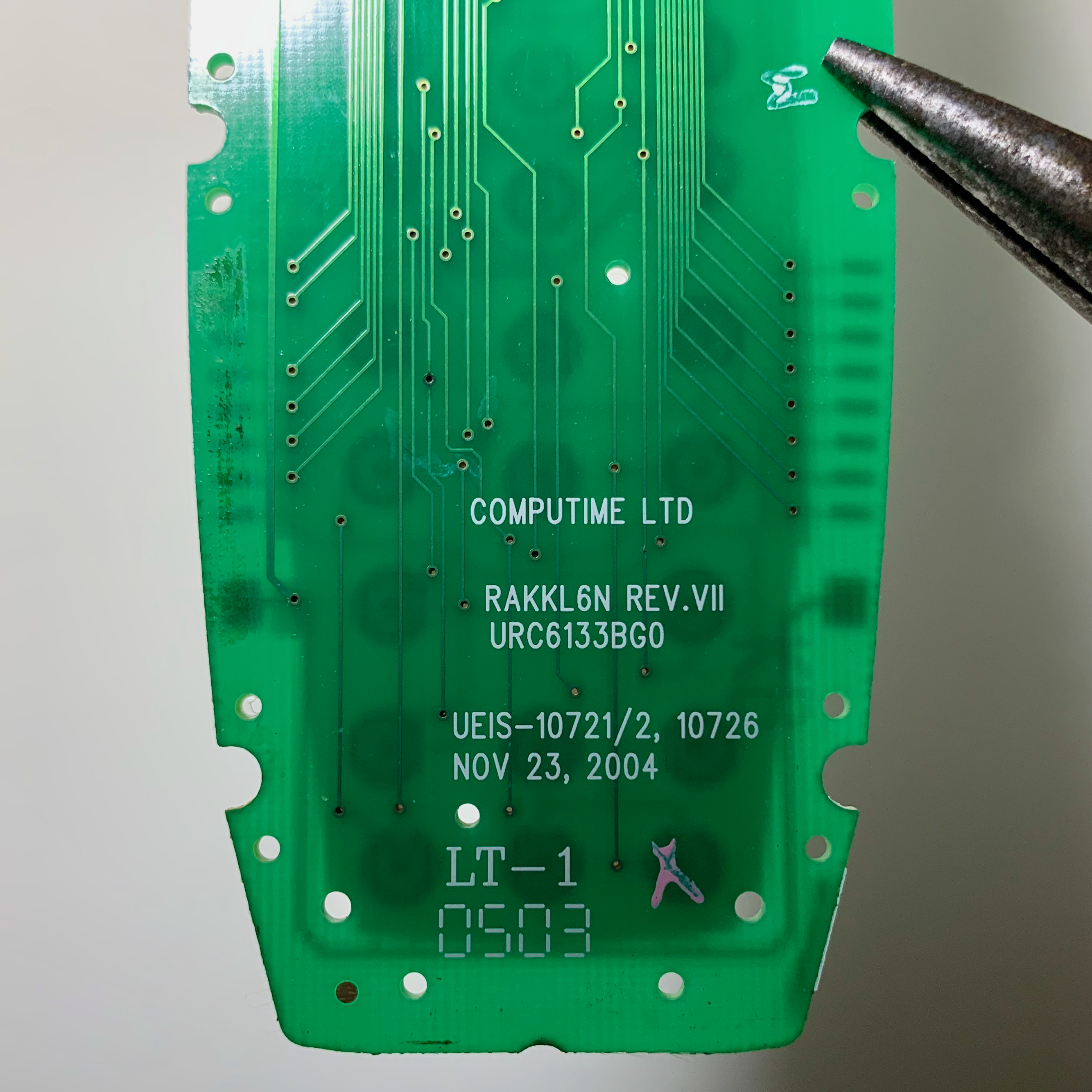 Circuitboard Back Section 1