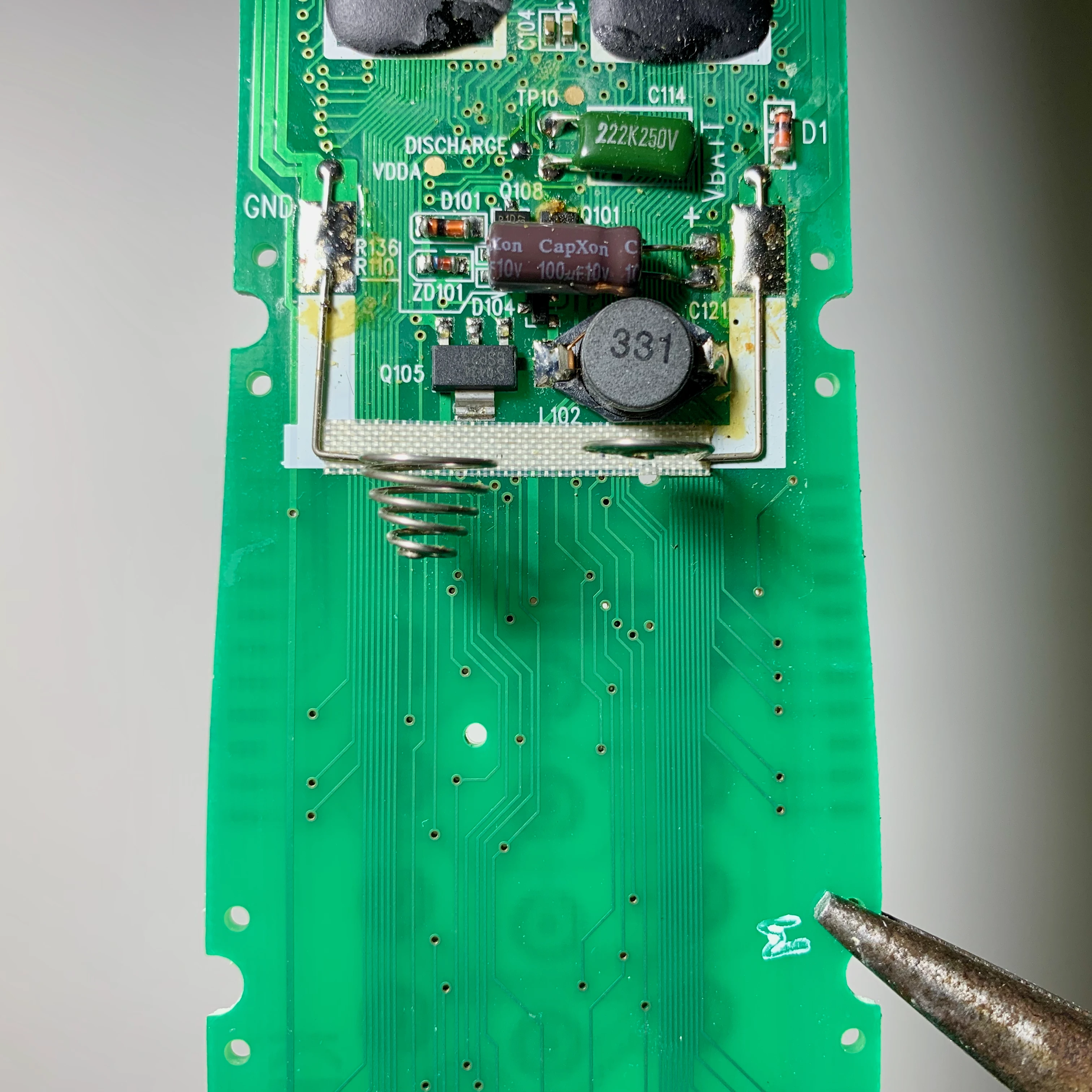 Circuitboard Back Section 2
